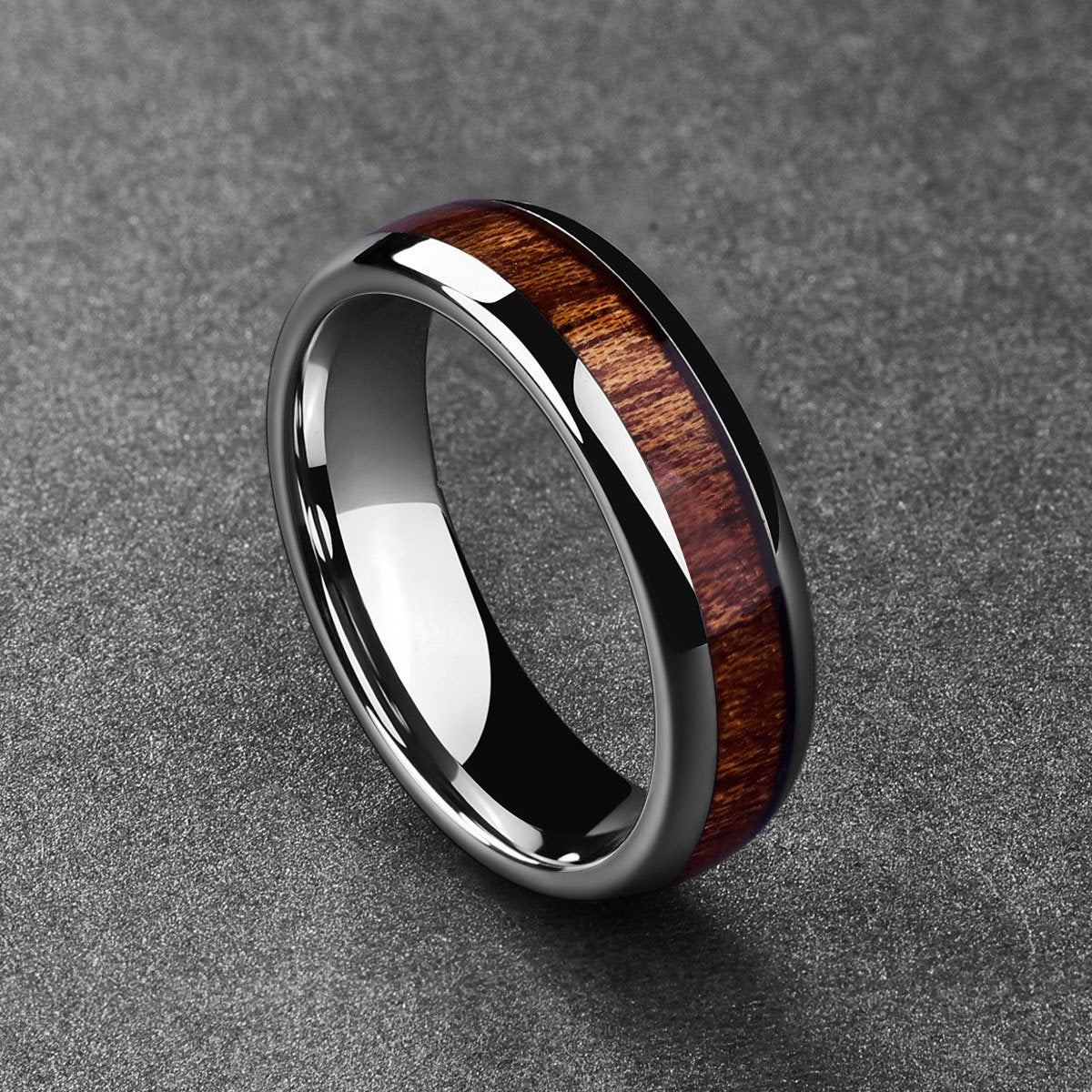 Wooden Tungsten Ring