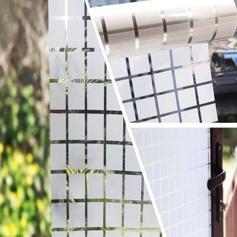 Frosted Lattice Window Film