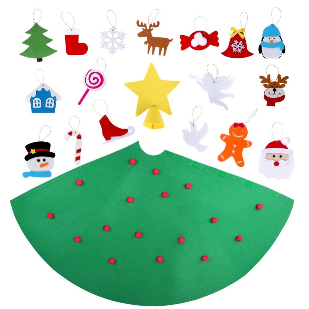 3D DIY Felt Christmas Tree for Kids