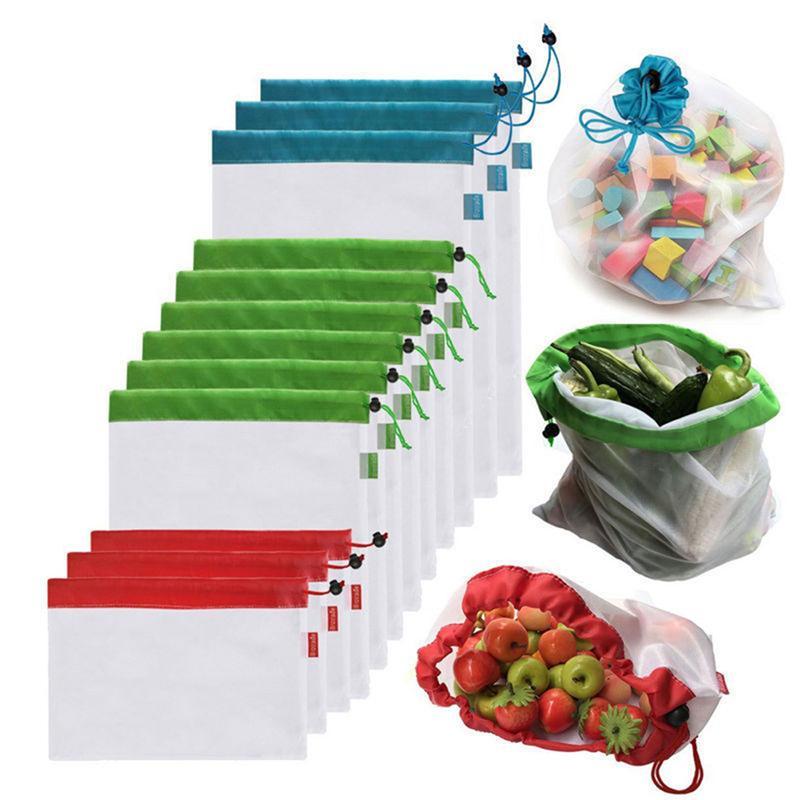 15pcs Reusable Produce Bags