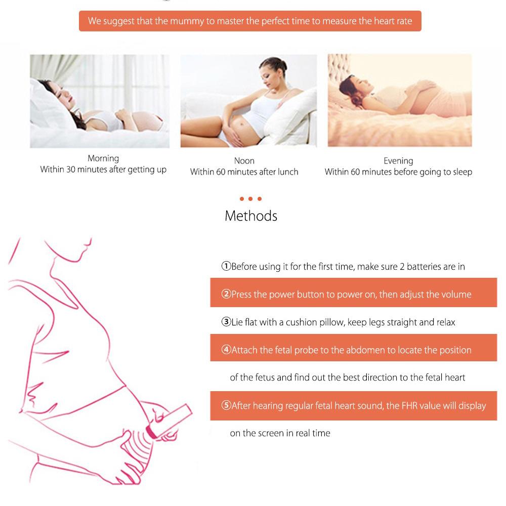 Portable Pocket Fetal Doppler