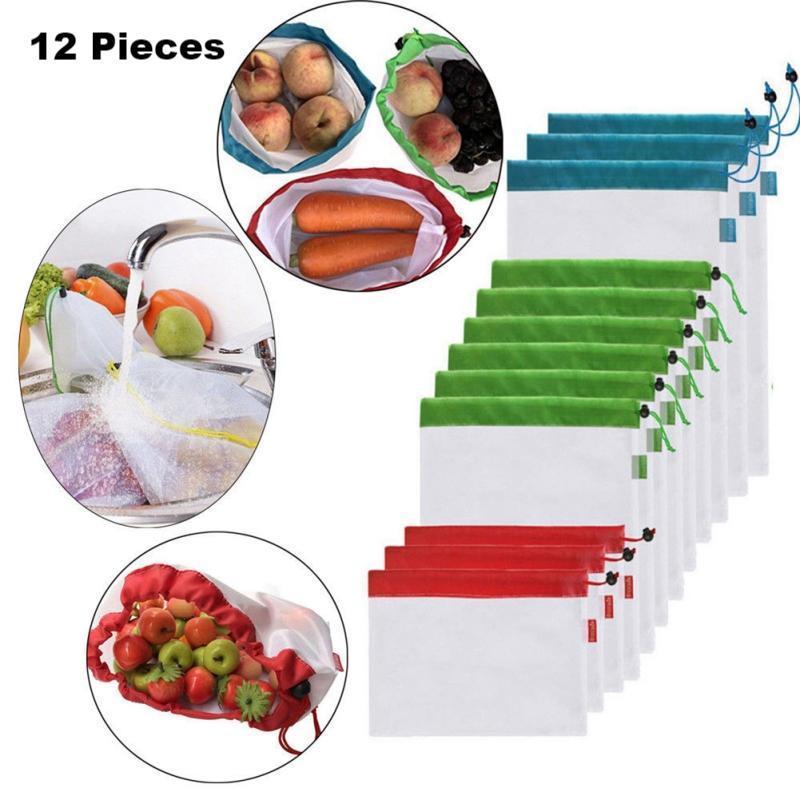 15pcs Reusable Produce Bags