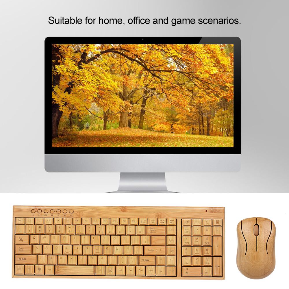 Bamboo Keyboard and Mouse