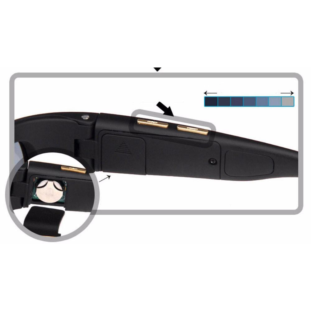 Polarized Sunglasses with Adjustable Brightness