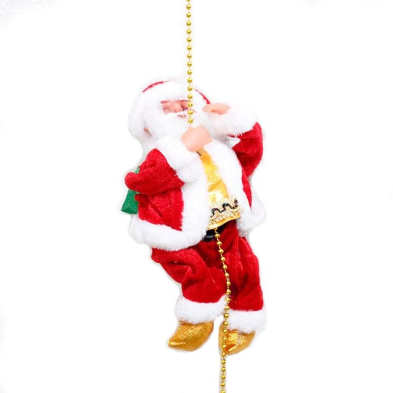 Climbing Santa Claus Christmas Ornament