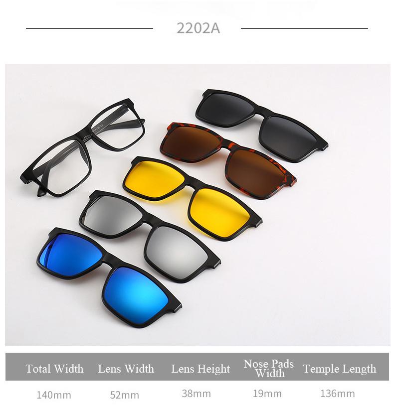 Snap On Magnetic Sunglasses