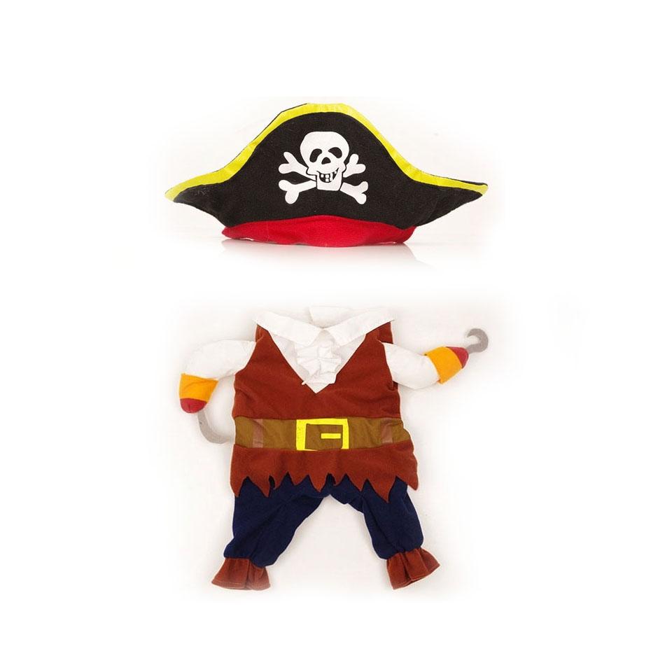 Funny Cat Costume Pirate Suit Corsair