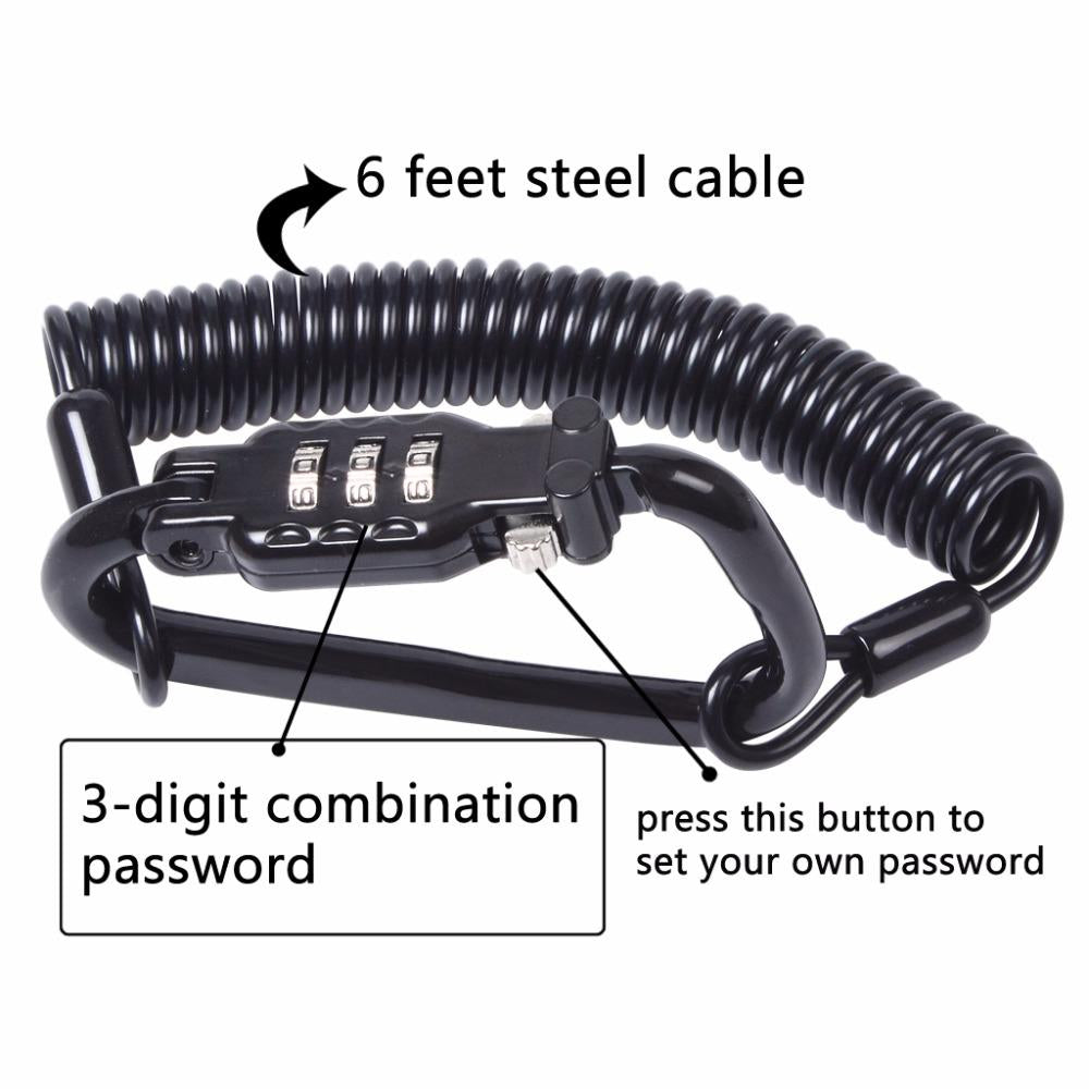 Motorcycle Helmet Lock