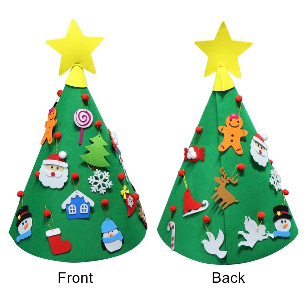 3D DIY Felt Christmas Tree for Kids