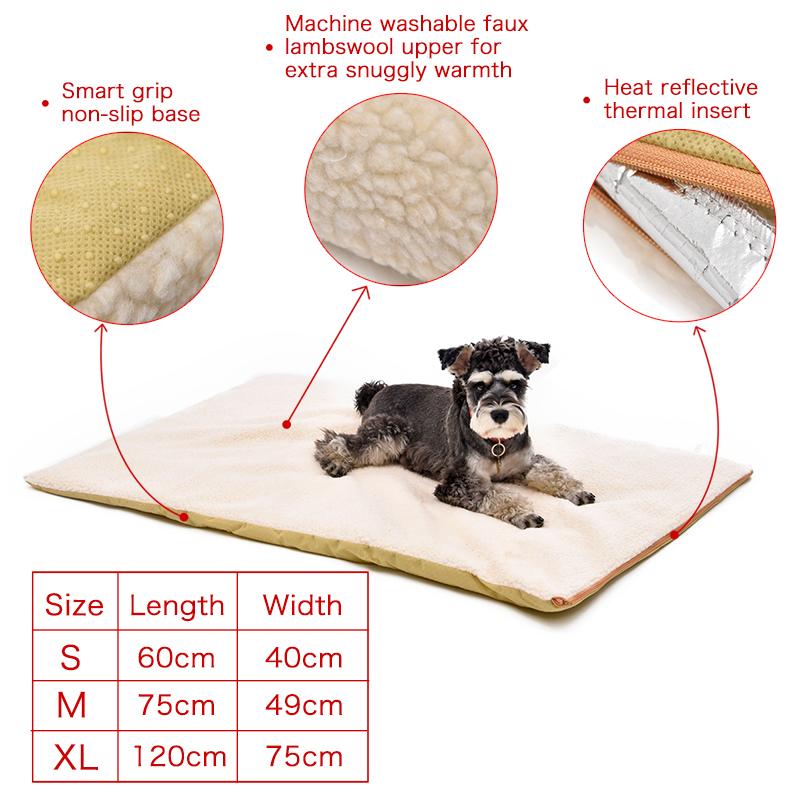 Heated Dog Bed Mat