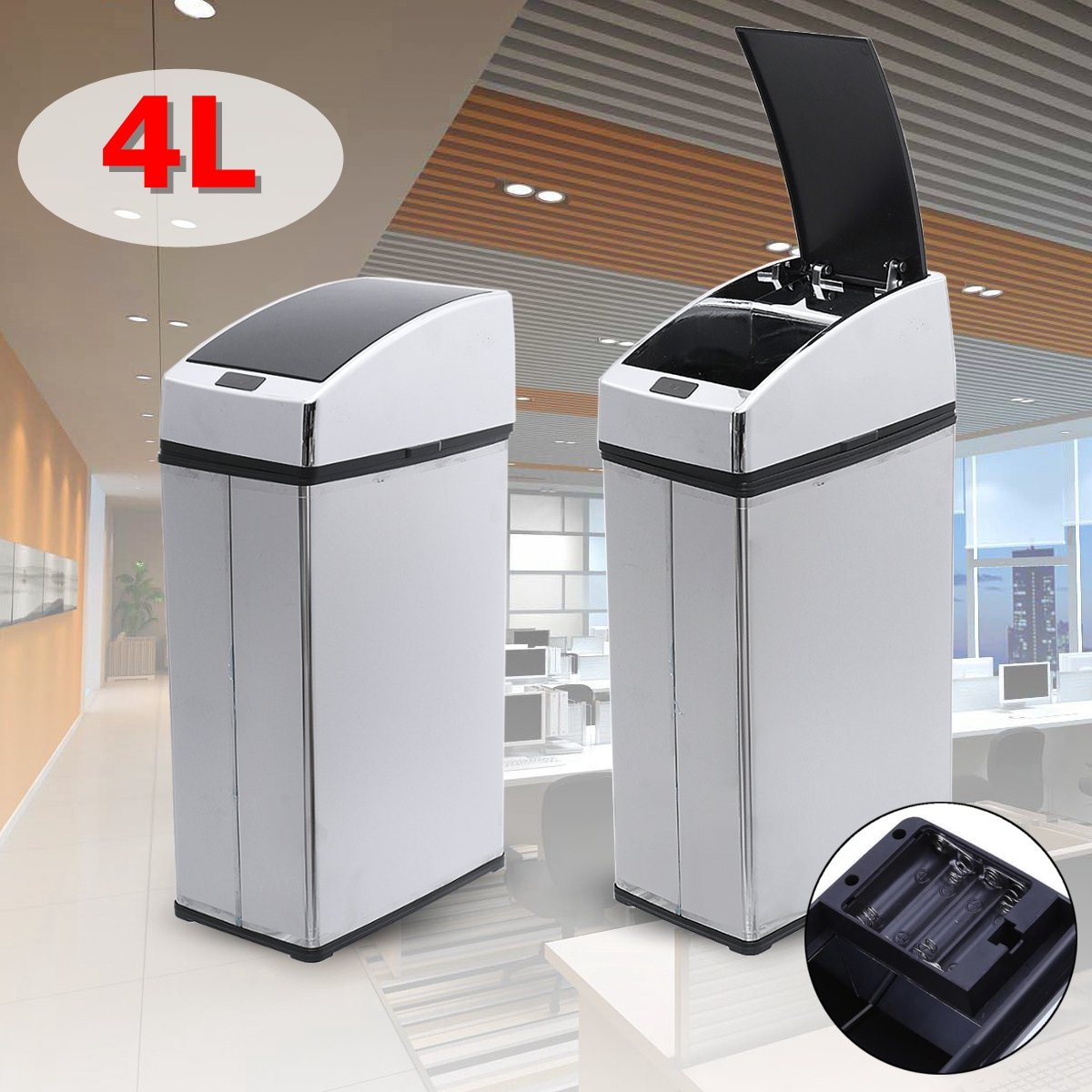 Motion Sensor Trash Can