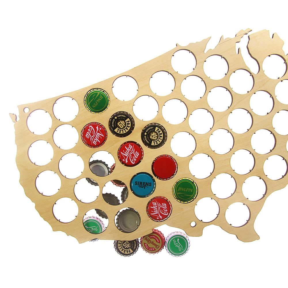 Beer Bottle Cap Map