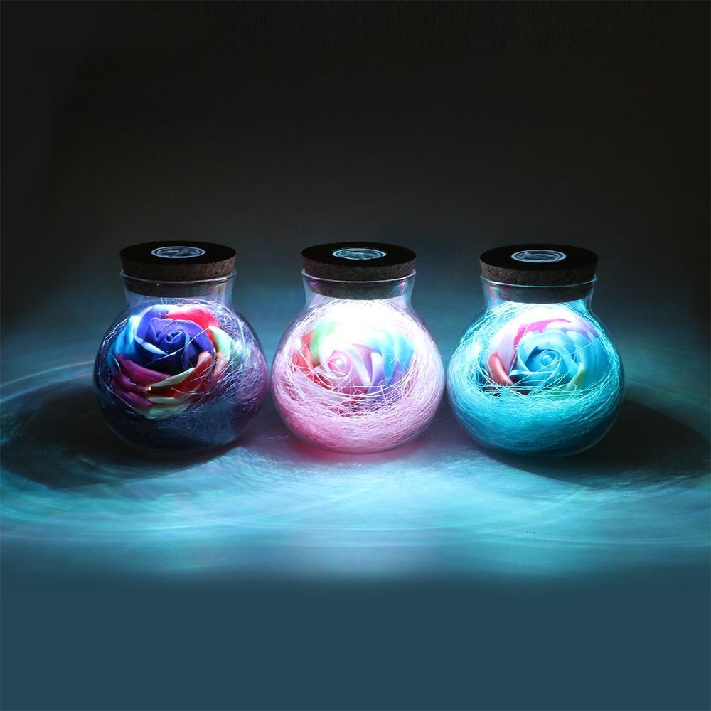 RGB Romantic Rose Flower Light With Remote