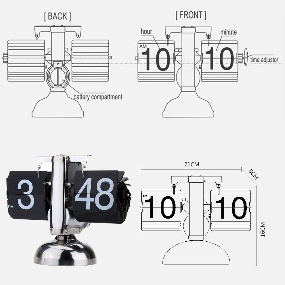 Retro Flip Digital Clock