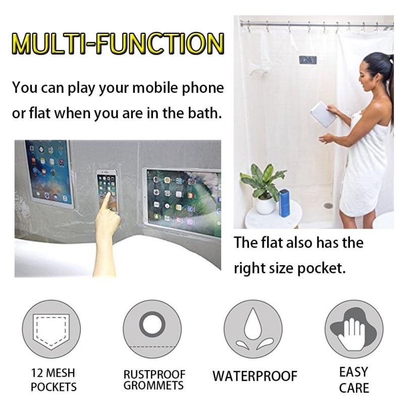 Pocket Shower Curtain