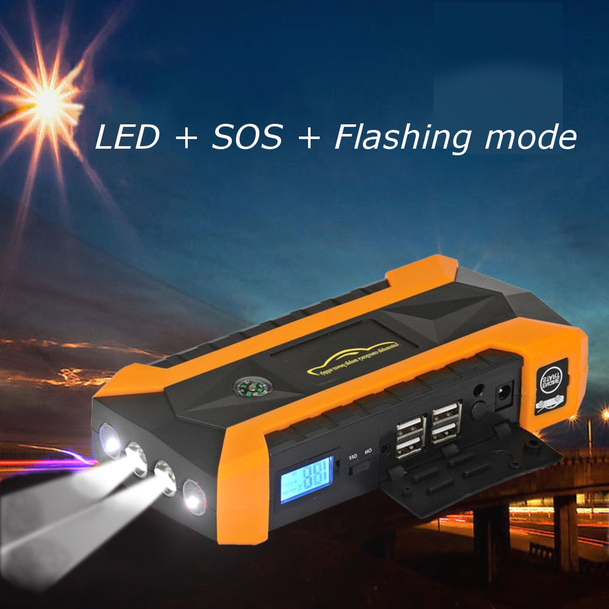 12 V Car Jump Starter Kit - Emergency Booster