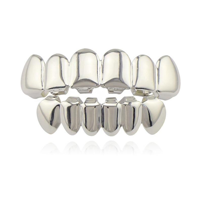 Gold Teeth Grillz - Top & Bottom