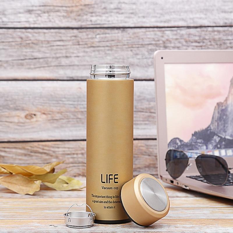 Stainless Steel Portable Vacuum Flask Insulated Thermo Sports Water Bottle
