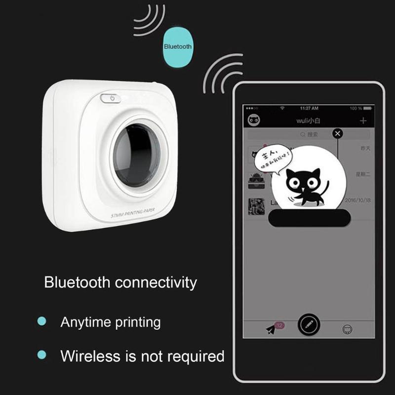 Mini Portable Wireless Bluetooth Printer