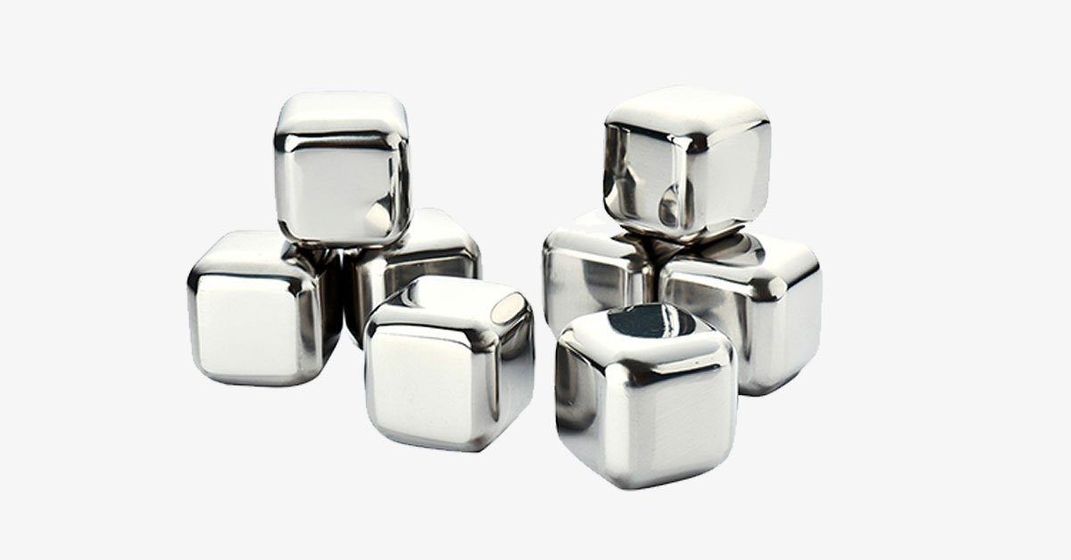 Stainless Steel Wine Cooler Cubes