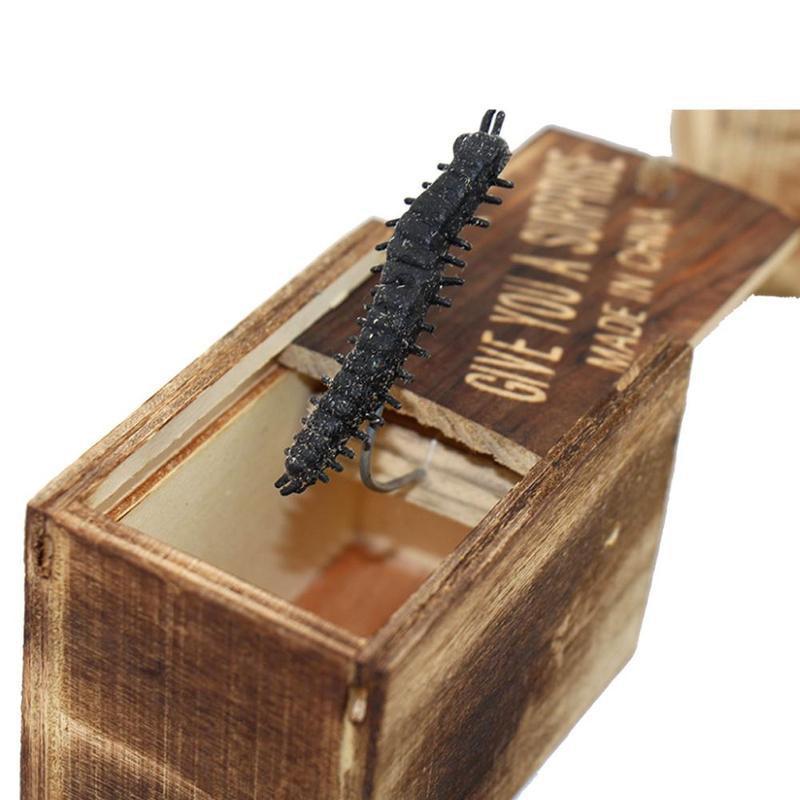 Wooden Prank Spider Scare Box