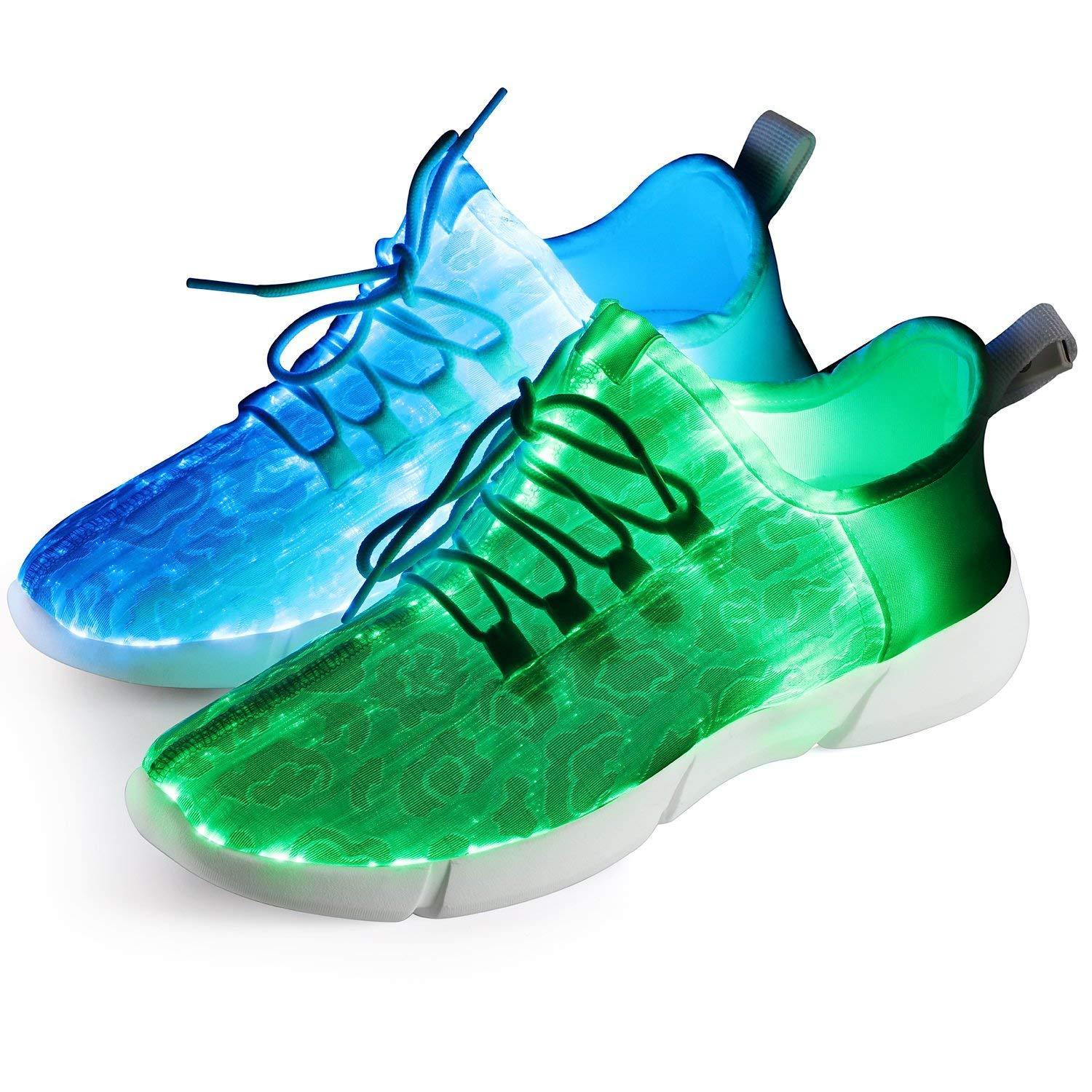 Light Up Optical Fiber Sneakers