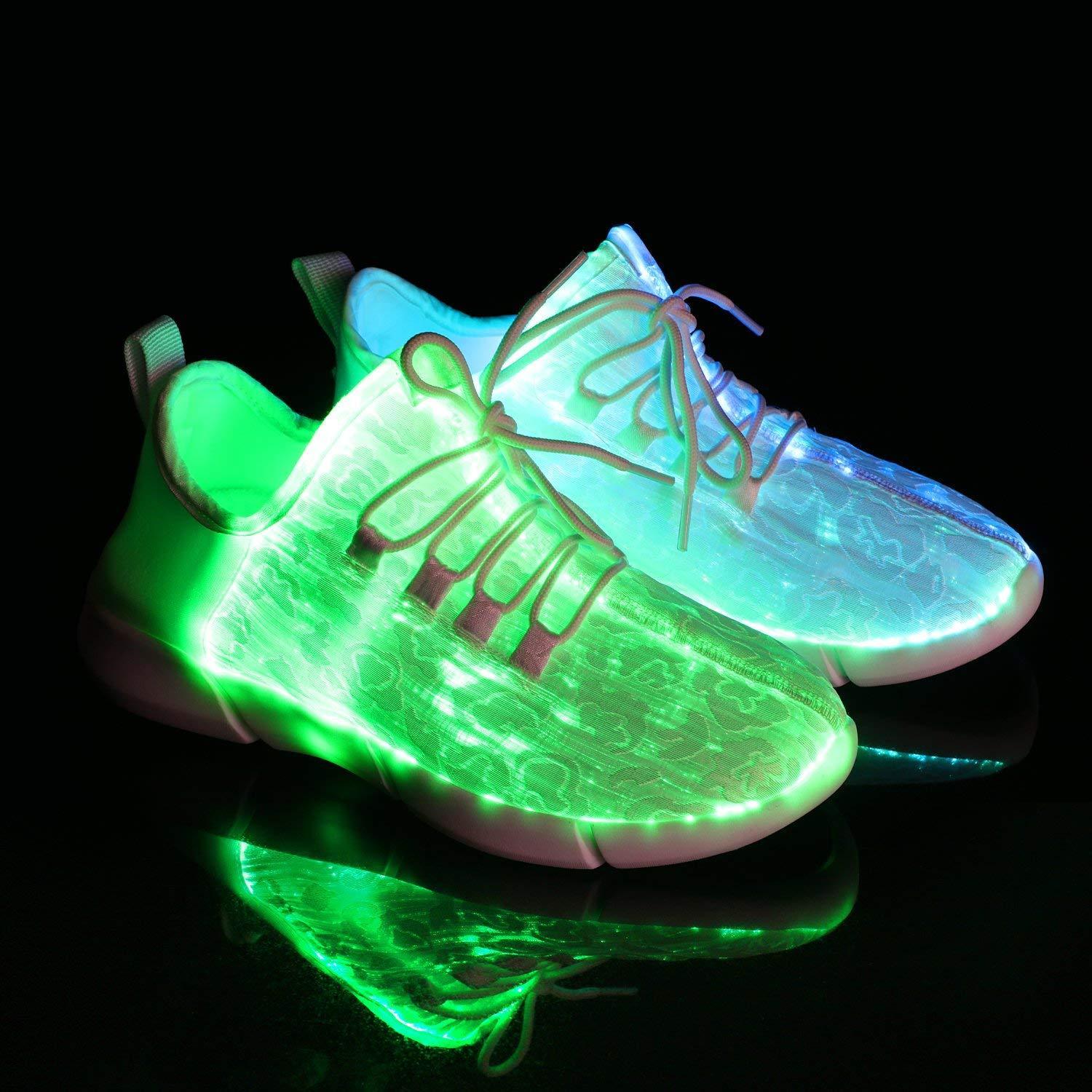 Light Up Optical Fiber Sneakers