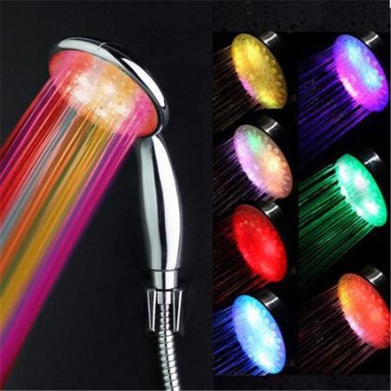 Colorful Bathroom LED Shower Water Light