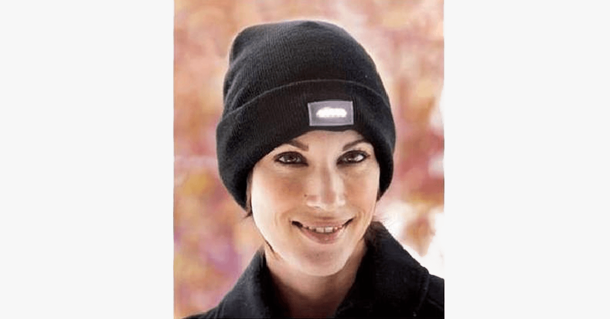 LED Flash Beanie – Take Your Flashlight Everywhere You Go!