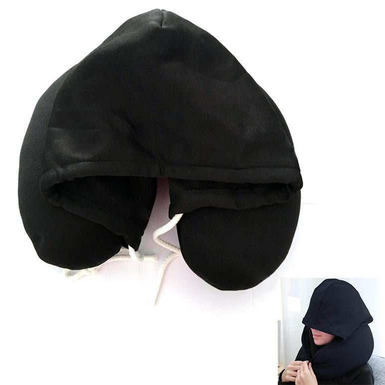 Travel Pillow with Hood