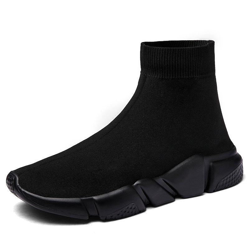 Light High Top New Breathable Flying Socks Shoes Sports Stretch Sneakers