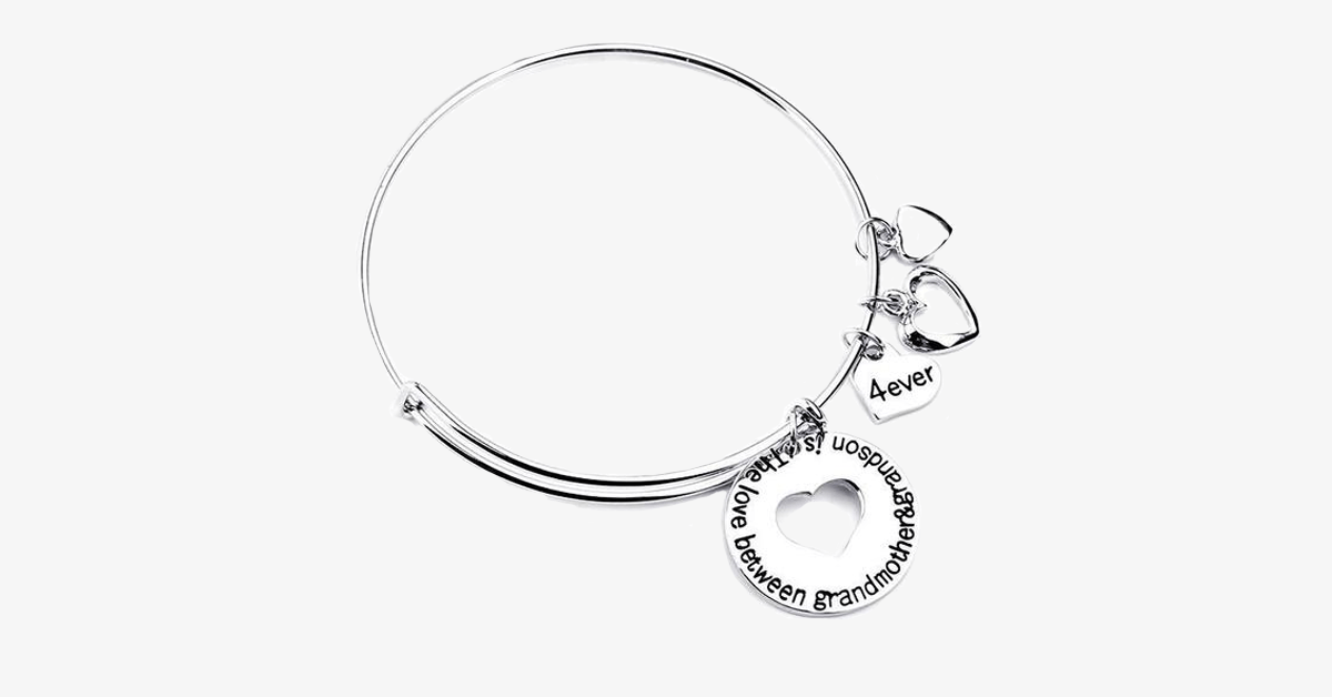 Love Between Grandmother and Grandson is Forever Bracelet