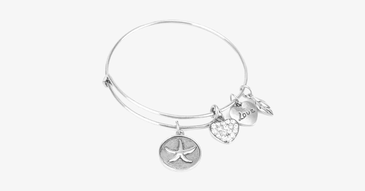 Lucky Star Charm Bangle