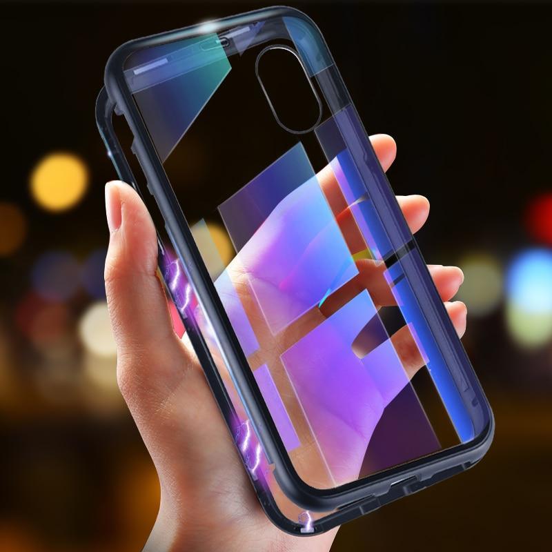 Magnetic Metal Hard Adsorption Case For iPhone & Samsung Galaxy