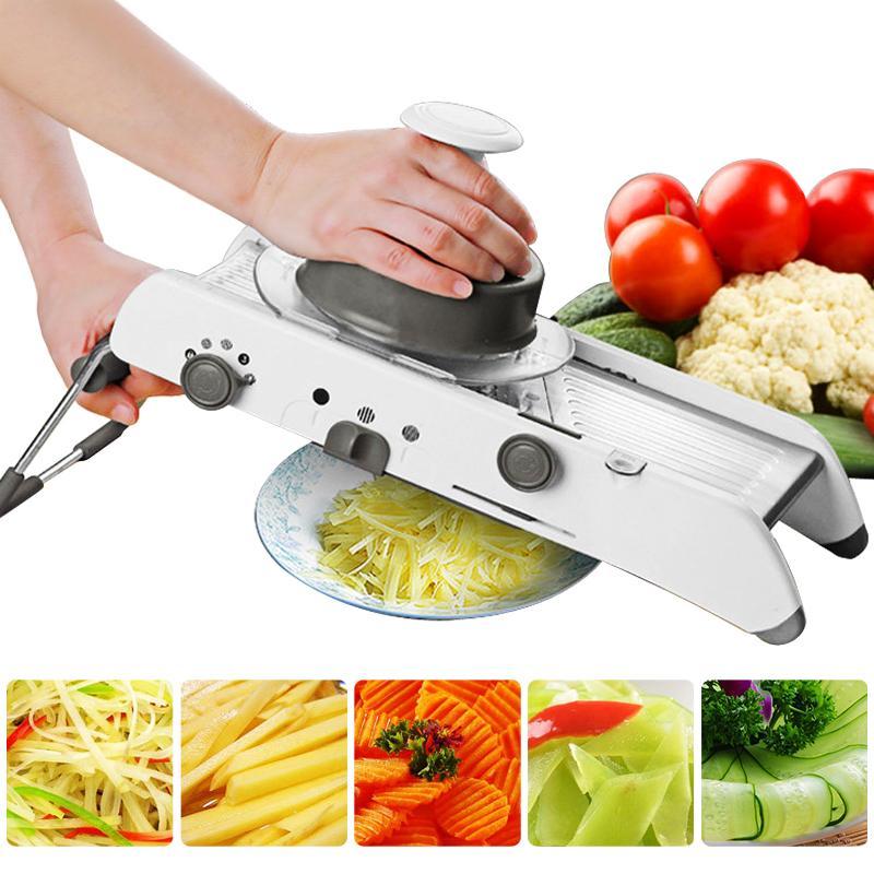 Types Adjustable Mandoline Slicer Stainless Steel Vegetable