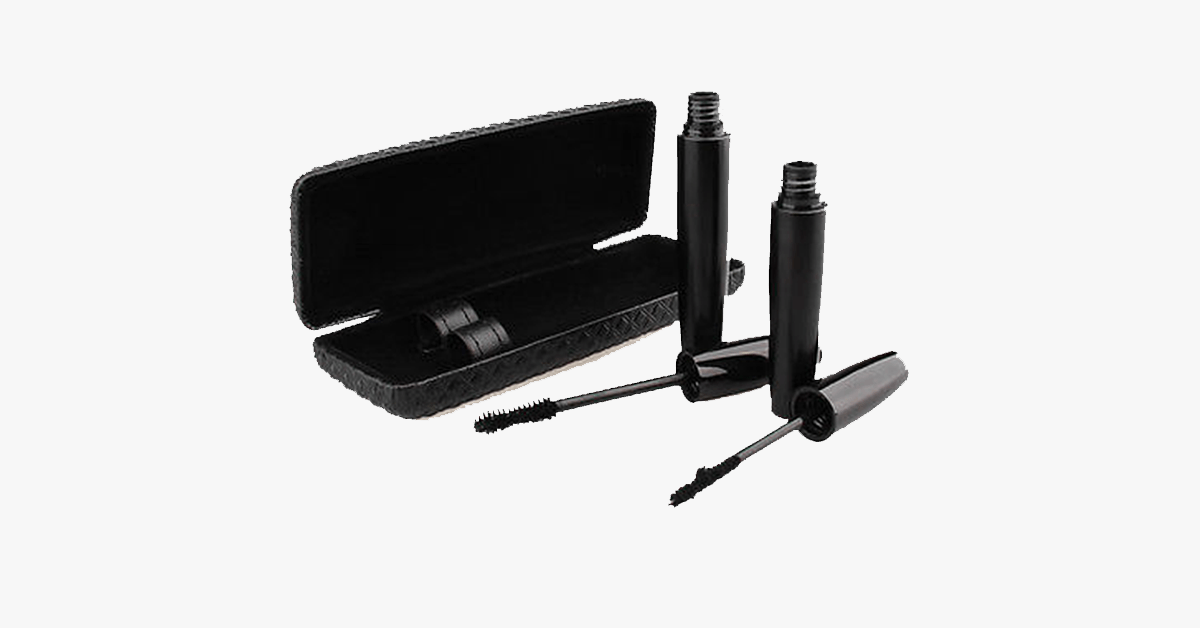 Natural Fibers Mascara with 3D Fiber Lashes Transplanting Gel - Lengthens Your Lashes by 300%!