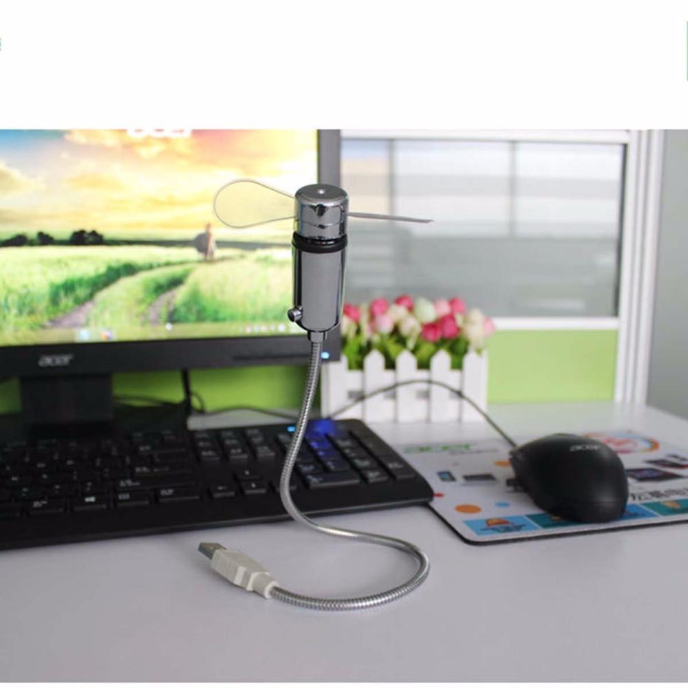 Mini USB Clock Fan