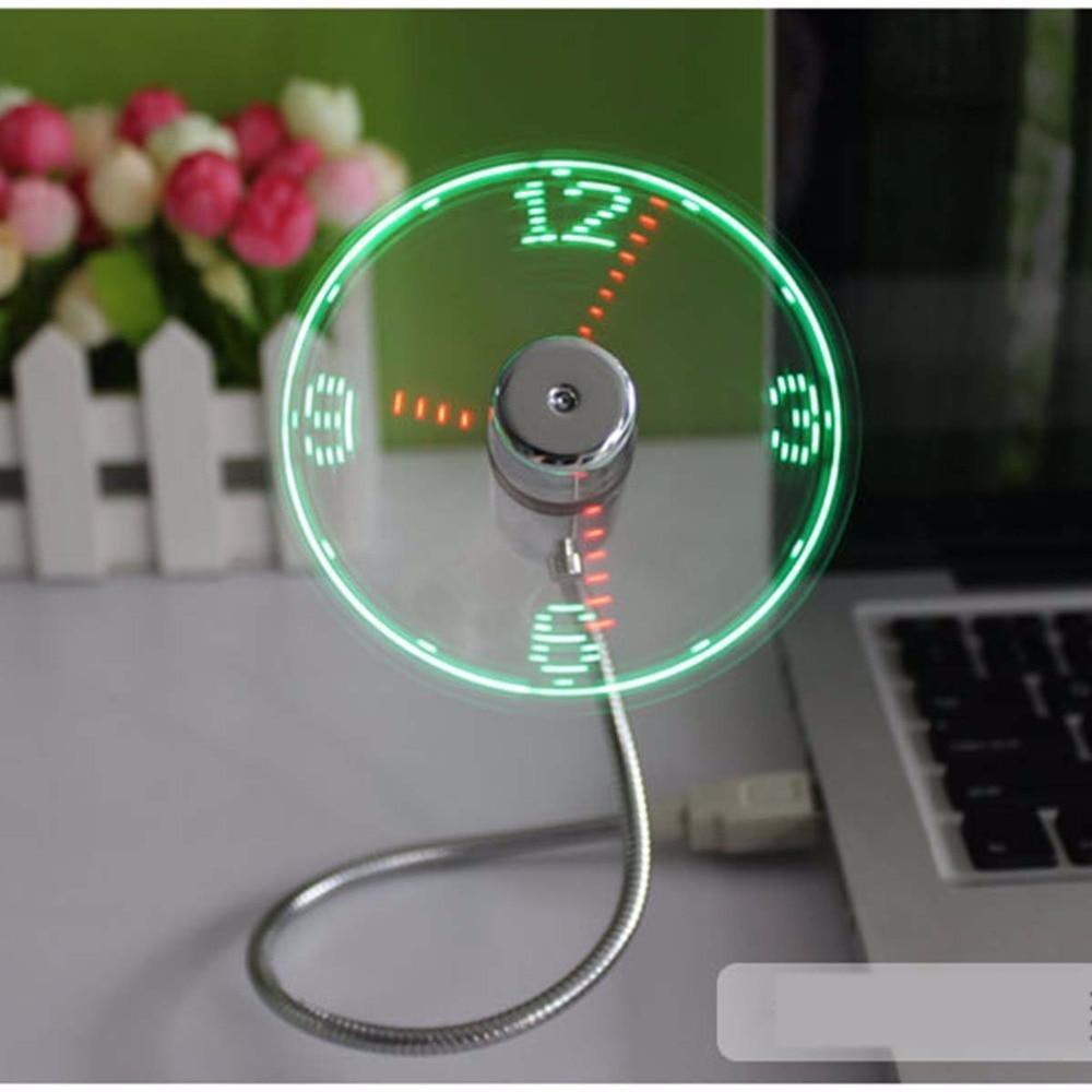Mini USB Clock Fan