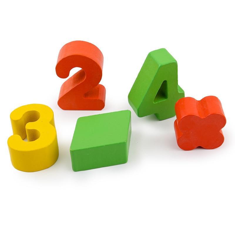 Kids Counting And Stacking Board