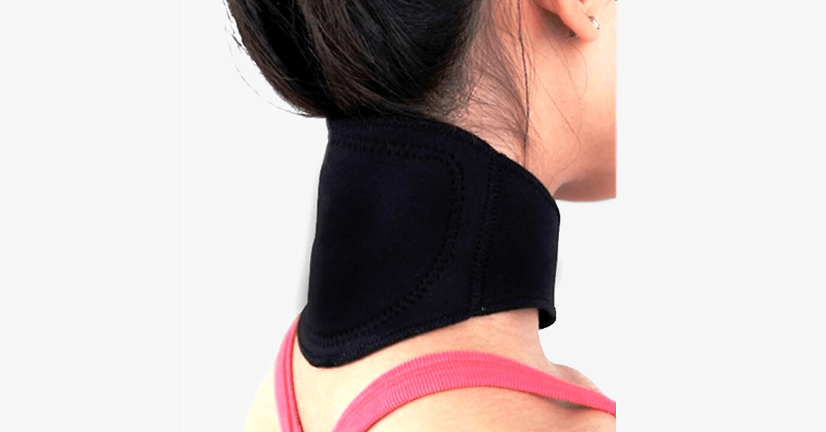 Magnetic Tourmaline Thermal Self-Heating Neck Pad