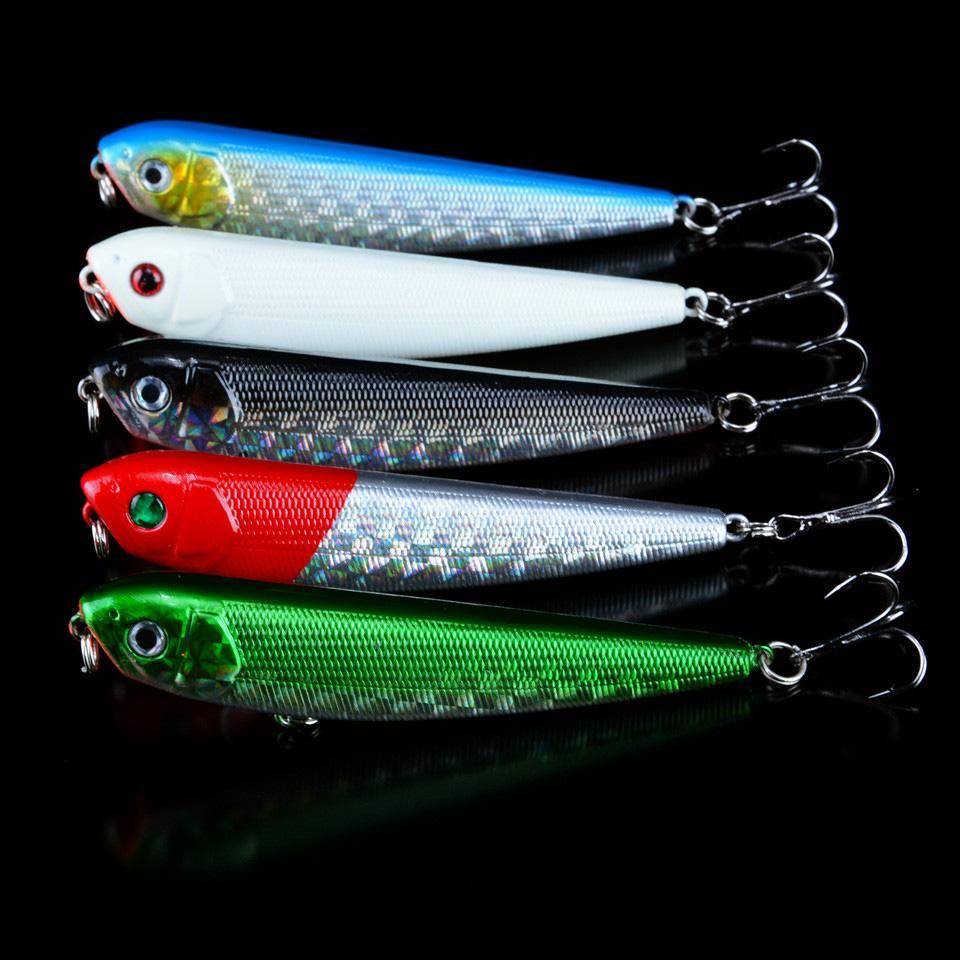 52PCs Mixed Fishing Lures Minnow Crank baits Wobblers Set