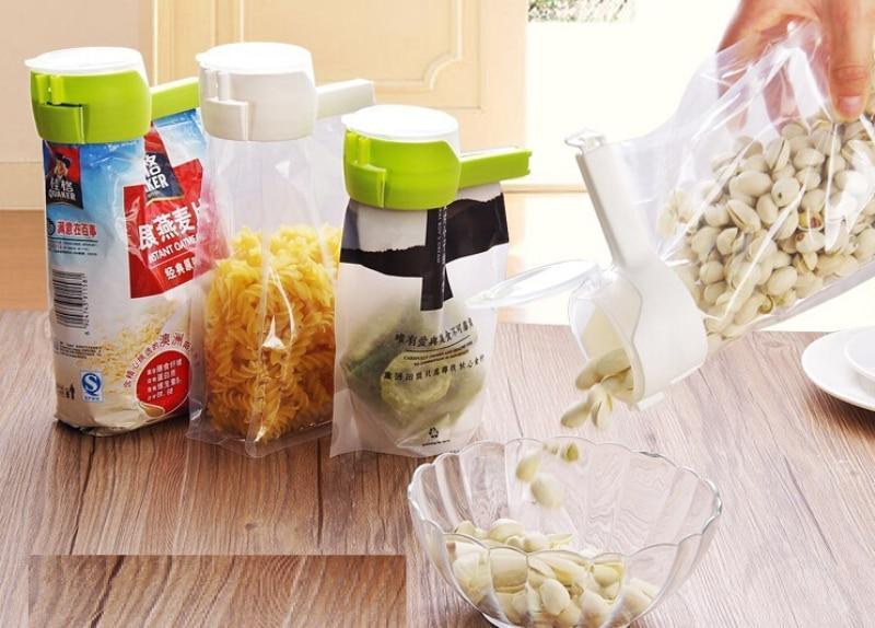 Seal & Pour Food Storage Bag Clip