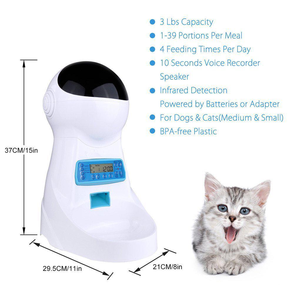 Automatic Pet Feeder With Voice Recording