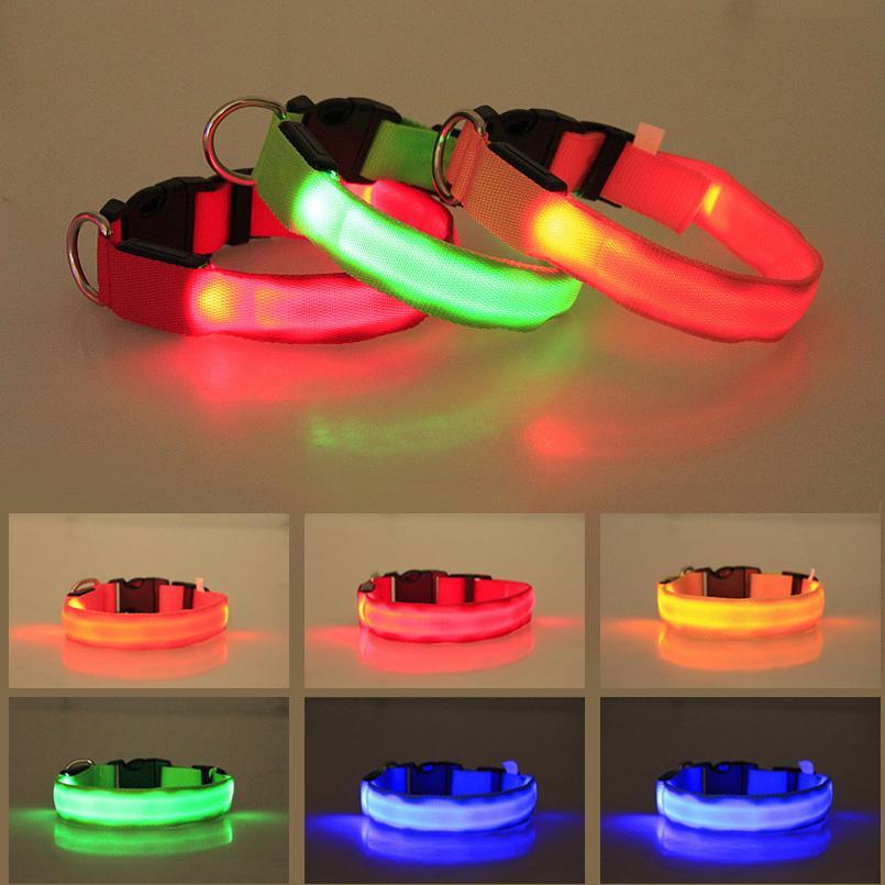 Glowing LED Dog Collar Light