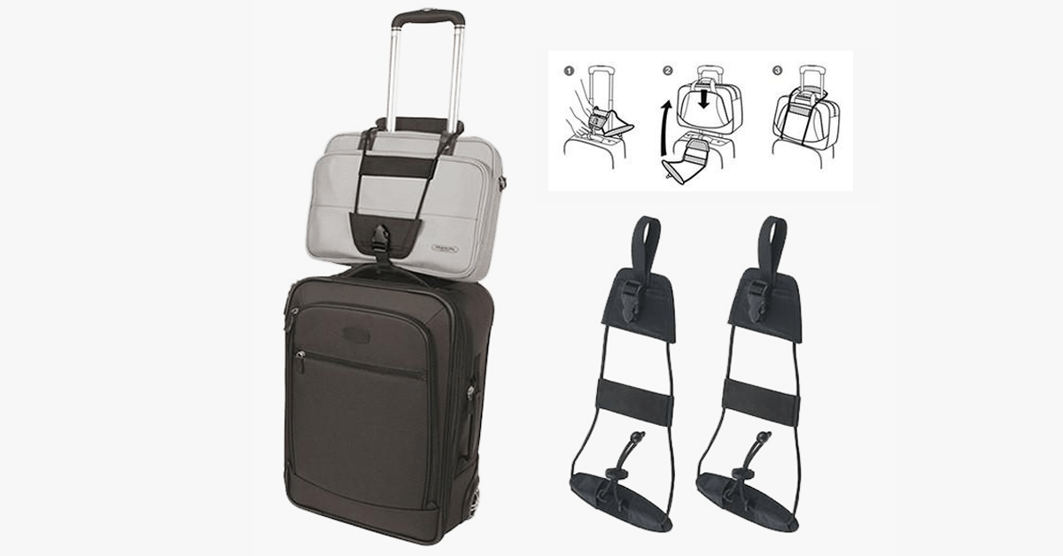 Stretchable Bag Bungee - Compact & Lightweight - Pack of 2 - Your Travel Partner!