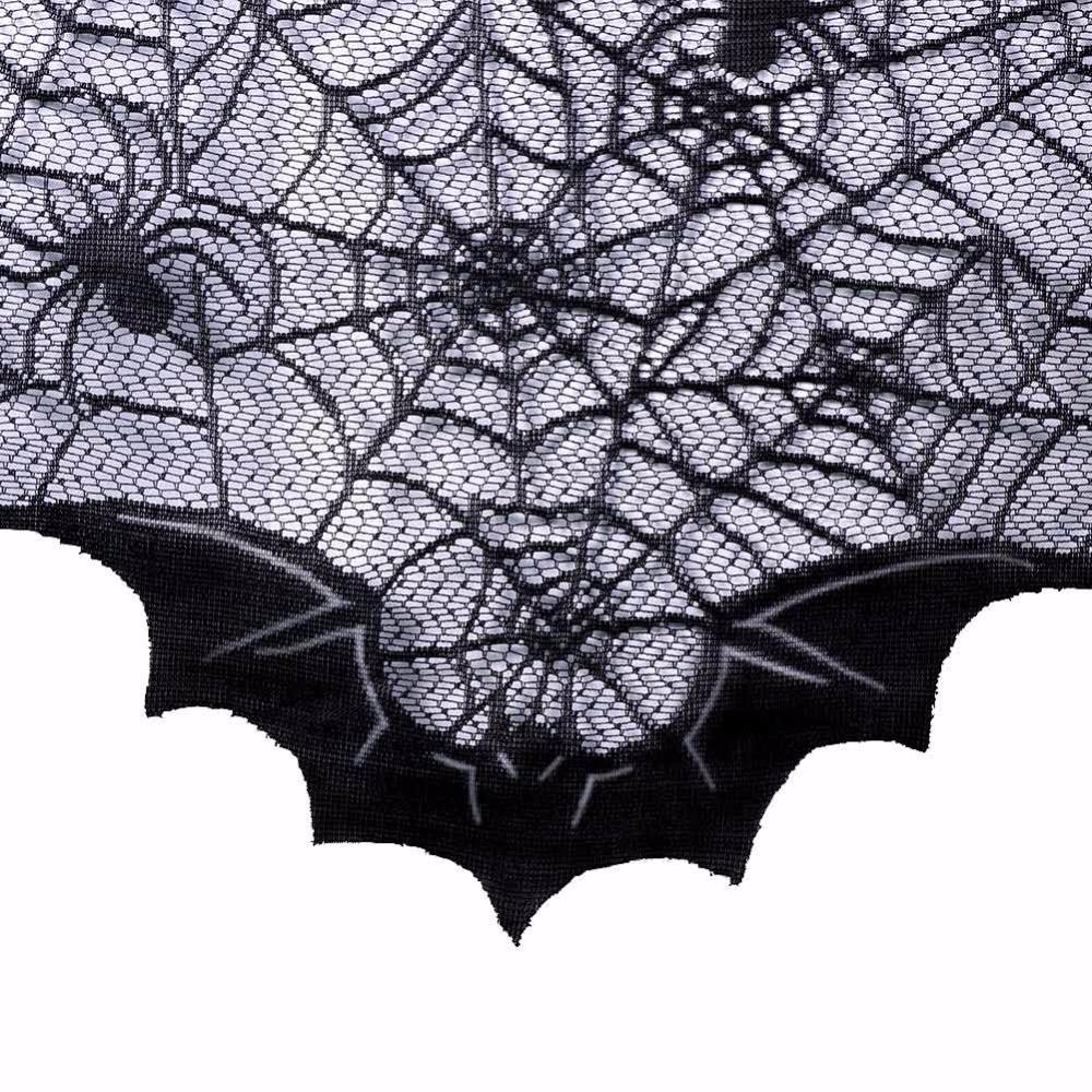 Bat Lace Mantel Scarf