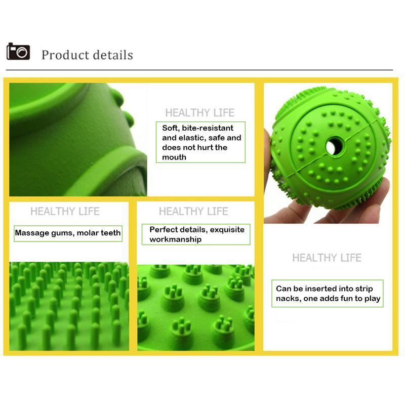 Pet Soft Rubber Teeth Ball