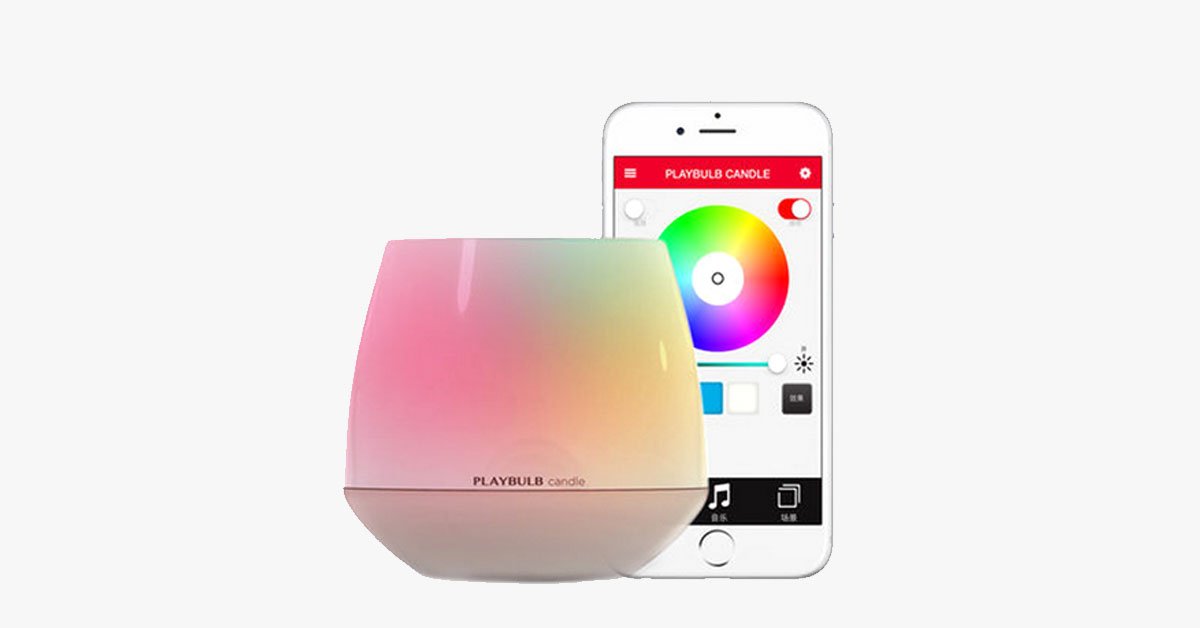 Candle With Bluetooth And App Control – Go Tech!