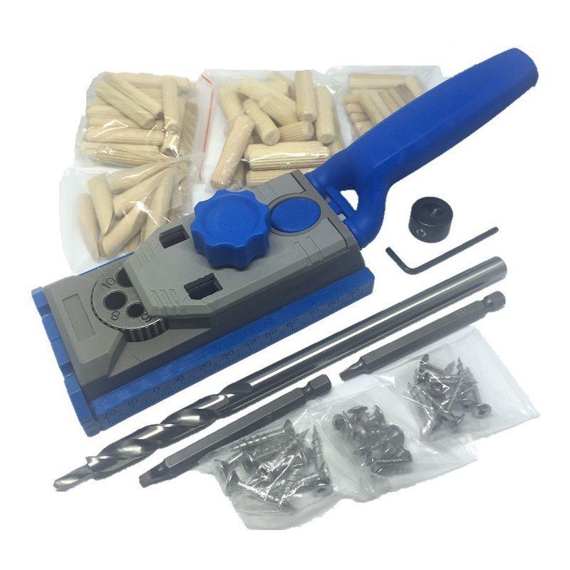 Pocket Jig Hole System Kit Drill Guide For Wood Working Accessories