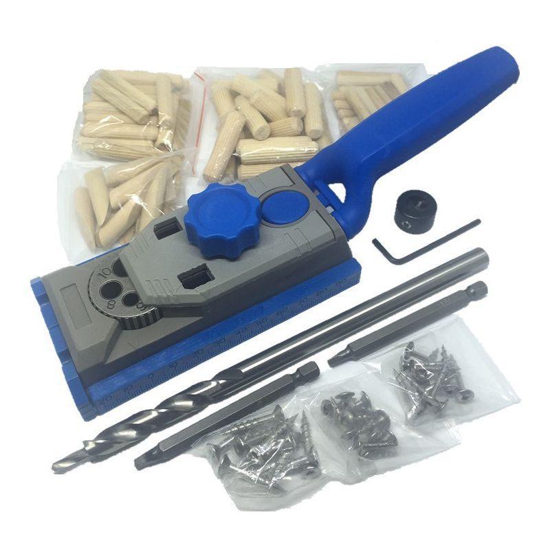 Pocket Jig Hole System Kit Drill Guide For Wood Working Accessories